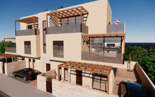 Le bâtiment Arenal offre 5 maisons de luxe situées dans un emplacement imbattable, à quelques mètres du port de Garrucha et de la plage.